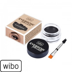 WIBO - Eyebrow Pomade + četkica za oblikovanje obrva - crno braon 